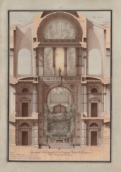RabatGéométral de la chapelle de lun des quatre palais de lempereur dédié à Sain