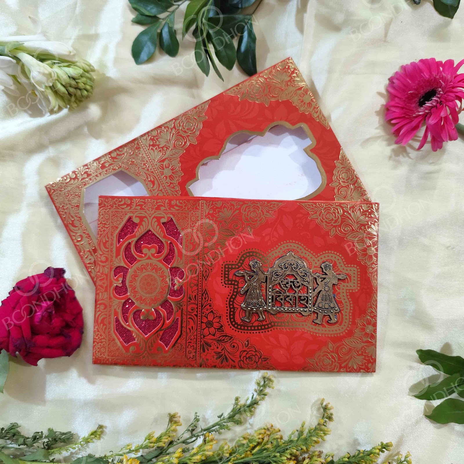 Affordable wedding card design AFF-022 - BOONDHON Manikganj