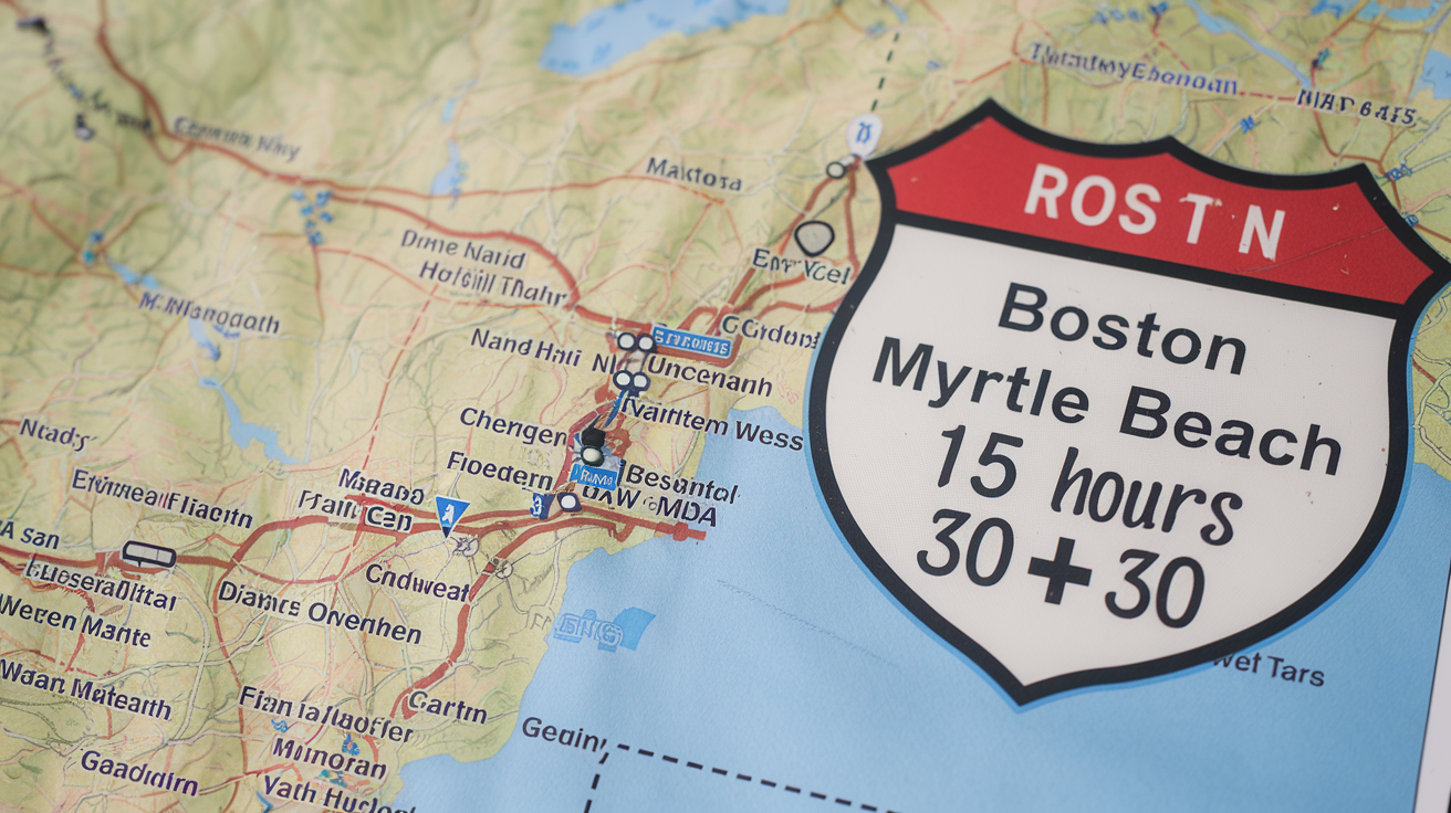 How Long to Drive from Boston to Myrtle Beach