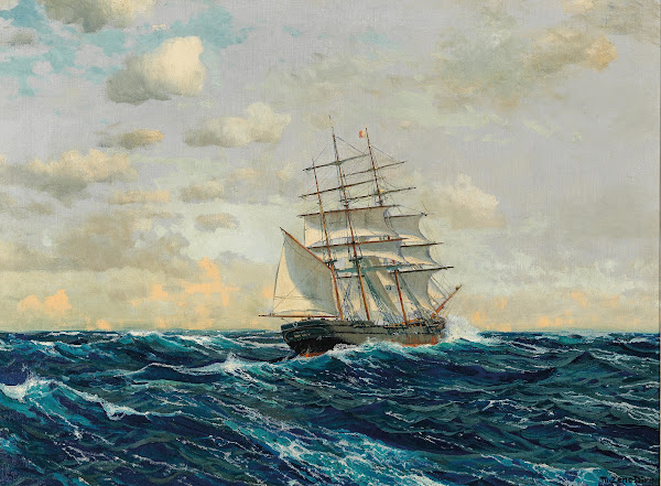 Three Master on the High Seas