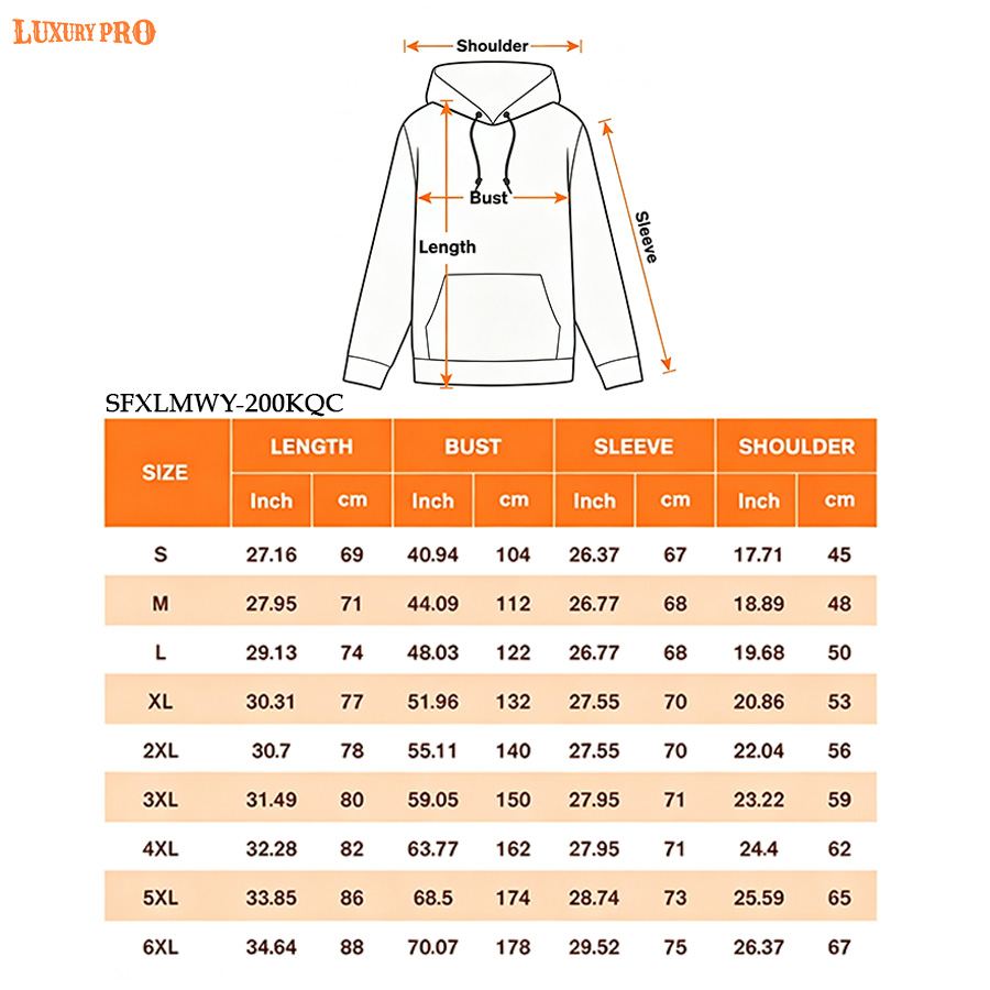 AOP Double‑Stitched Hoodie‑200g Air Layer Fabric