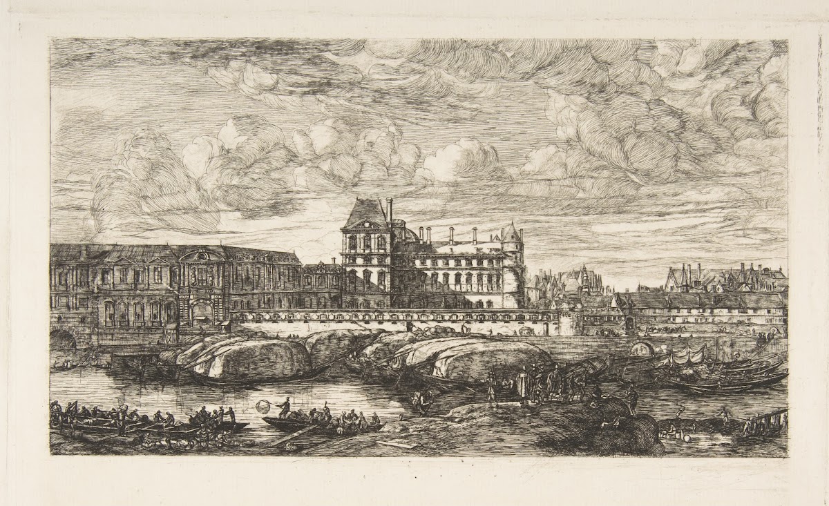 LAncien Louvre The Old Louvre Paris after Zeeman 186566