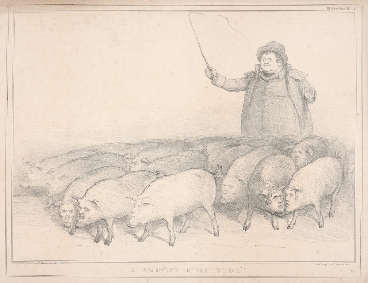 A swinish multitude 1835