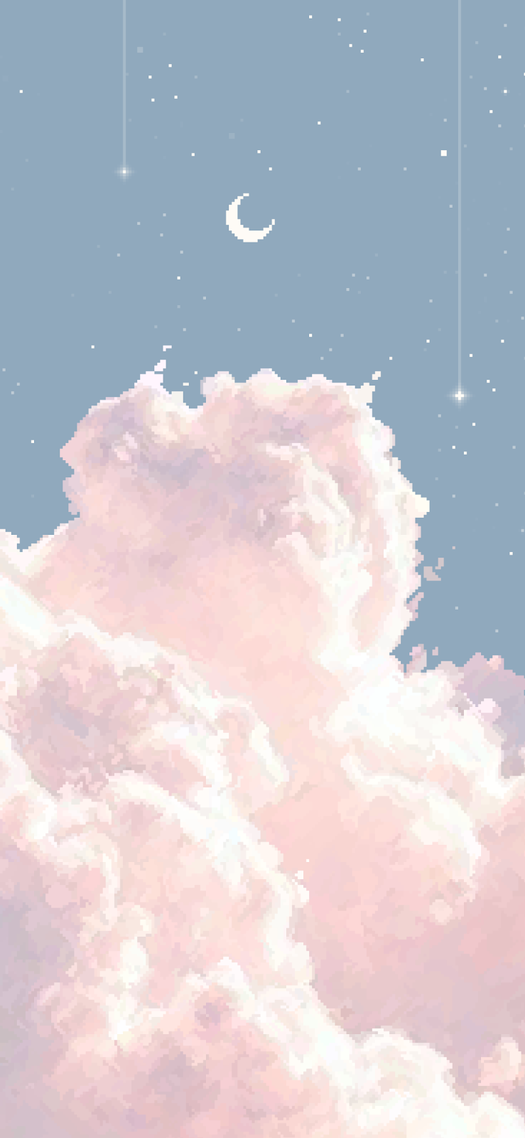 Sky, Pixel Art, Digital Art, iPhone Wallpaper Background