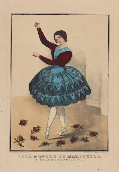 Lola Montez as Mariquita in the ballet Un jour de carneval of Seville 1852