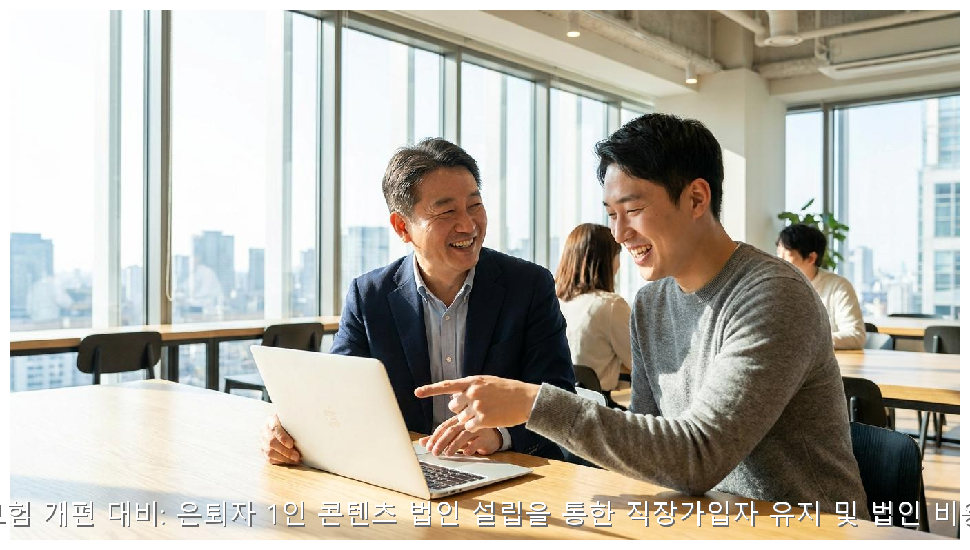 2026 건강보험료 0원 1인 법인 절세 가이드 핵심 안내 및 분석 인포그래픽 (7)