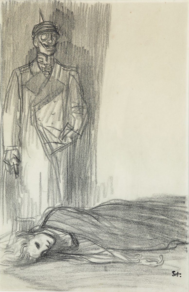 Allégorie de la guerre  Etude pour la France assassinée