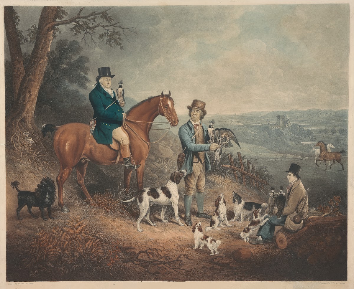 Malcolm Fleming of Barochan 1745 1811 Hawking 1834