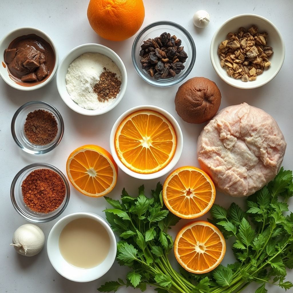 Ingredients for Chocolate Orange Muffins – Easy Homemade Bakery-Style Breakfast