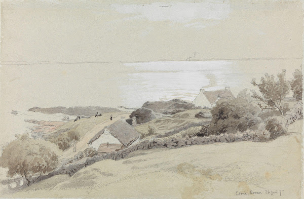 Fra kysten ved Corrie Arran Skottland 1877