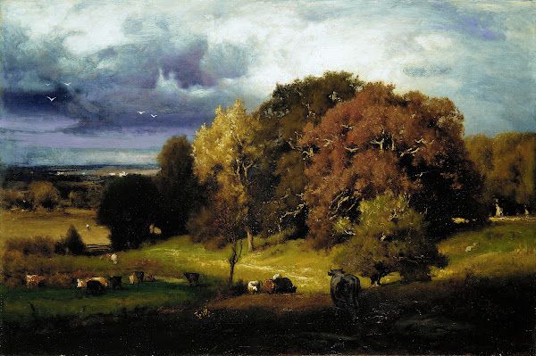 Autumn Oaks ca 1878