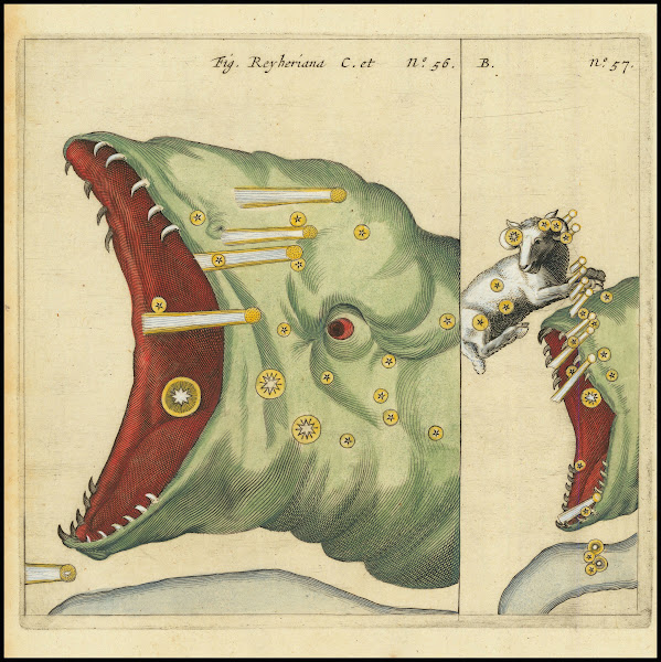 Fig Reyheriana C et No 56 B No 57 Ceres Aries and Comets 1668
