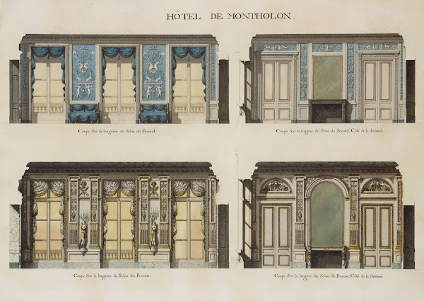 Longitudinal and Cross Sections of the Salons of the Hôtel de Montholon 178586