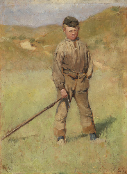 Ung pojke motiv från Holland 1883