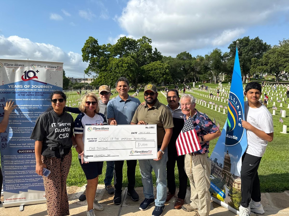 ITServe Alliance Austin Chapter Honors Veterans and Families through Memorial Day CSR Initiative