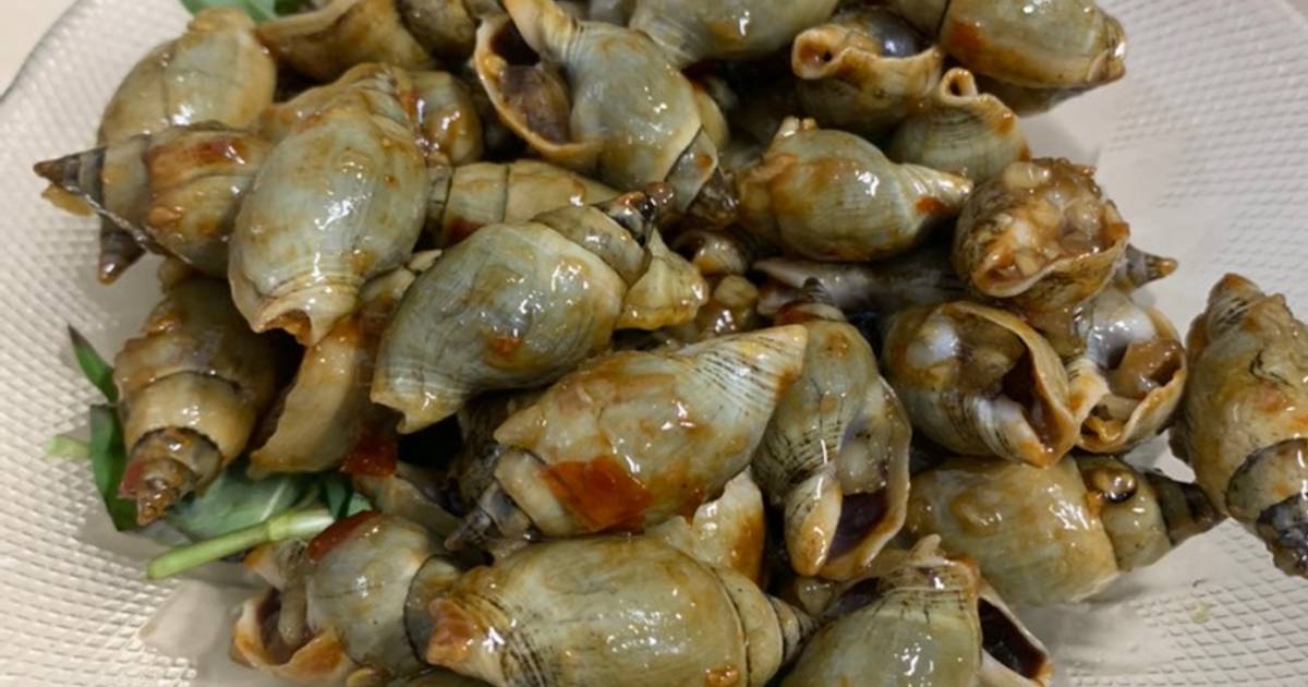 Ốc cà na tắm mắm tỏi
