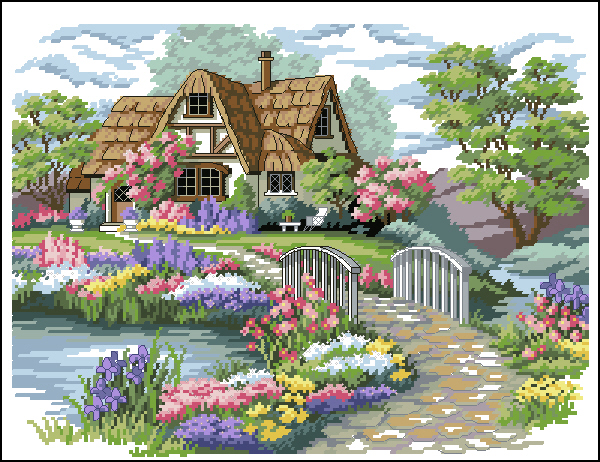 DIM00333 Charming Cottage