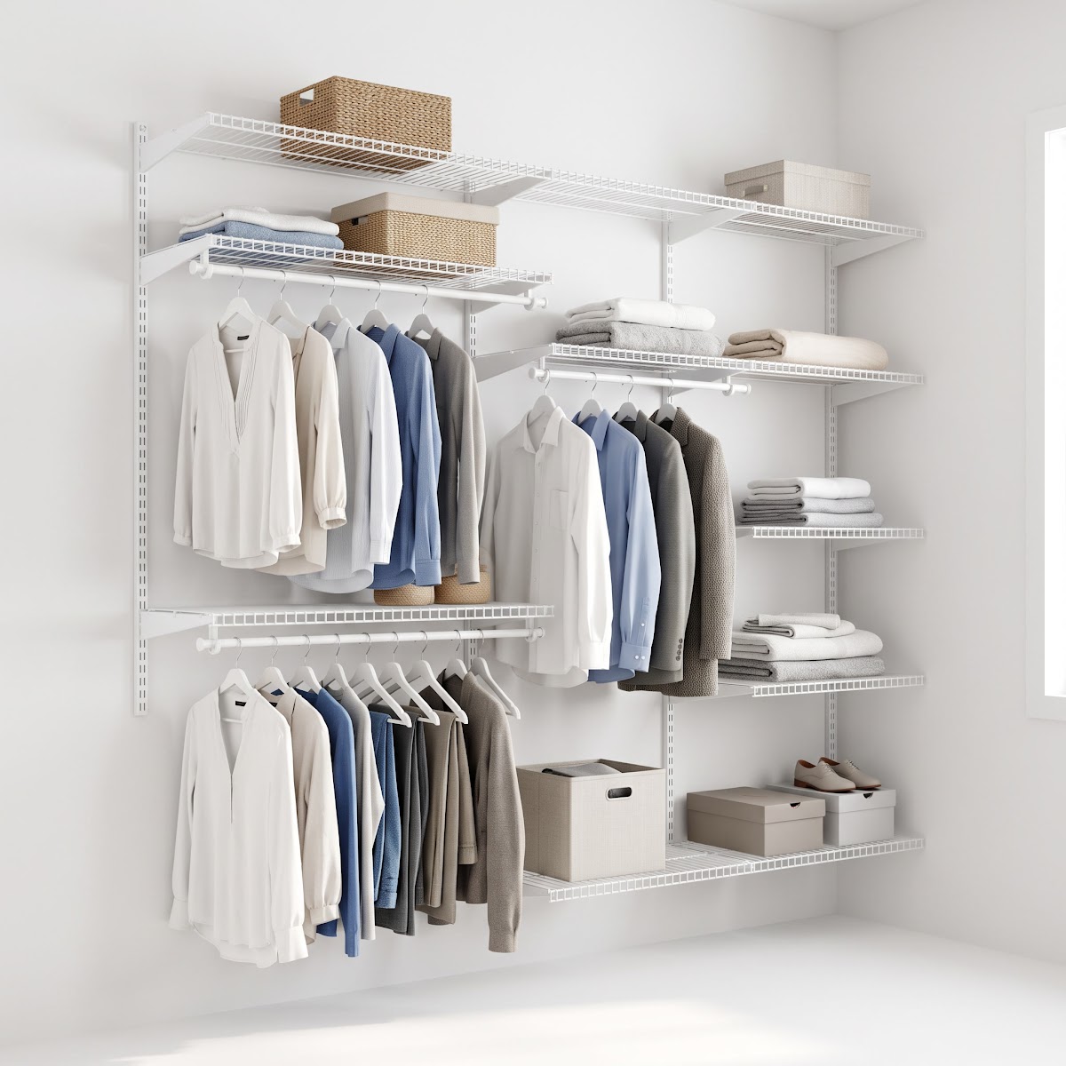 Best Closet Organizer Systems for Small Bedrooms (2026) - PRODUCT 3 — Rubbermaid Configurations