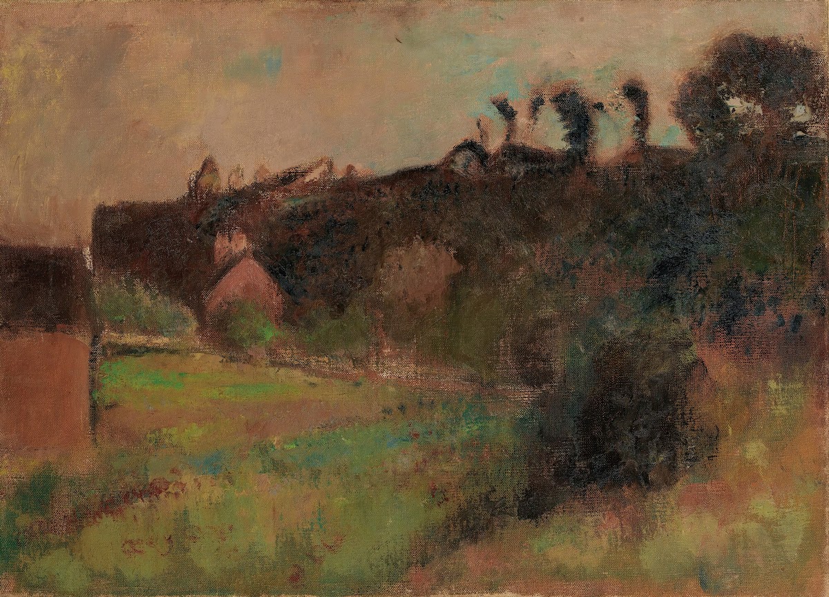 Maisons Au Pied Dune Falaise circa 1895 98