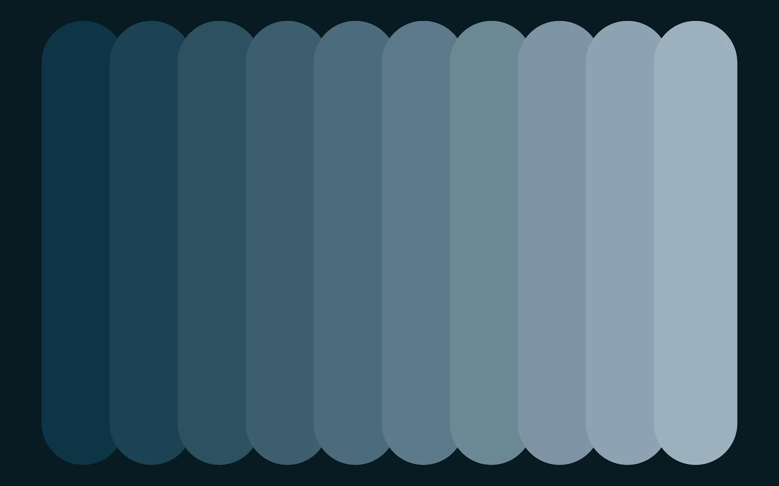 Vertical Blue Gradient Shapes - Minimalist Vector Art 5K Wallpaper (6144x3840)