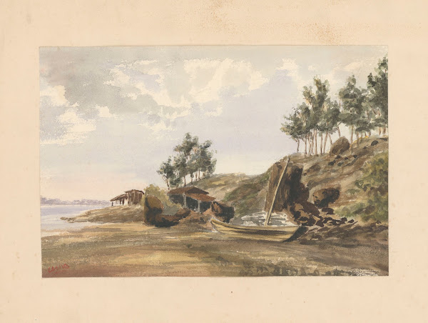 25 aquarelles par Auguste Mouillesaux de Bernières Pl18 1879