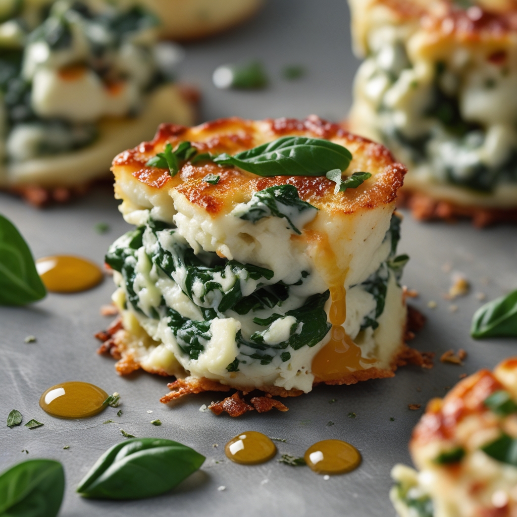 20-Minute Spinach Ricotta Bites Recipe – Irresistibly Easy Appetizer for Quick Snacking finished