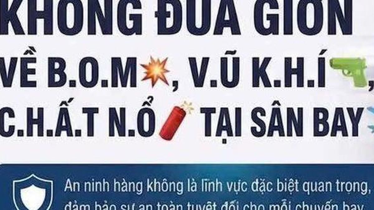 Đùa giỡn những câu này tại sân bay, hành khách có thể bị cấm bay nhiều tháng - Báo Sức Khỏe &amp; Đời Sống