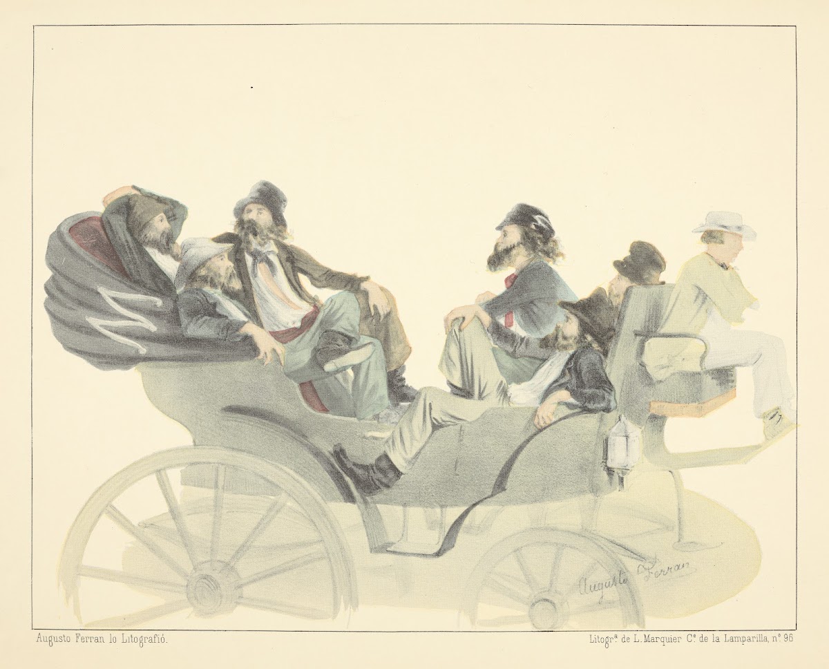 Tipos Californianos Un buen flete 1850