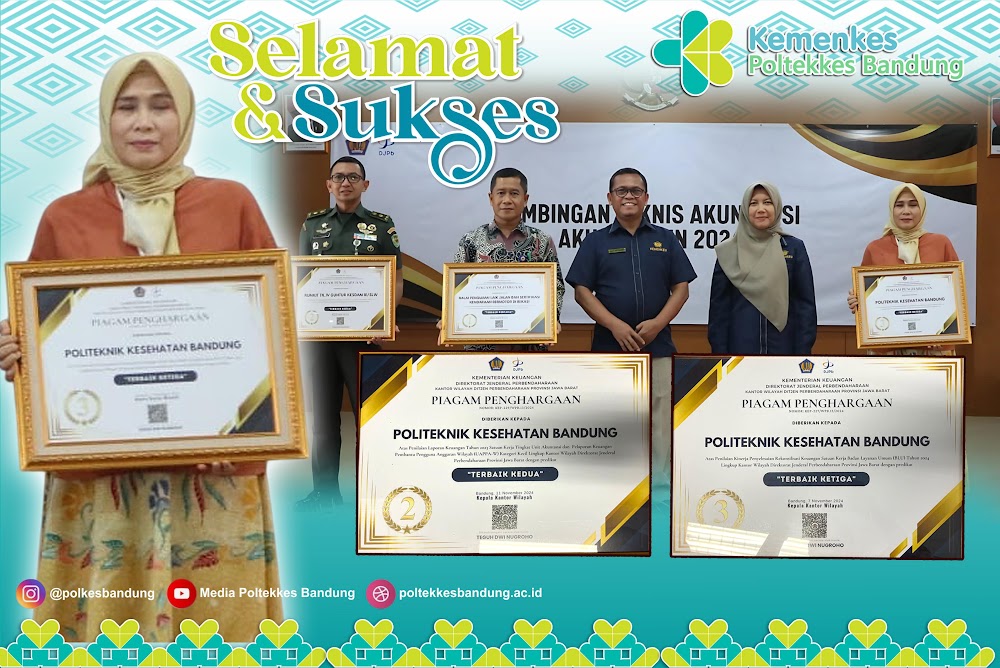 Poltekkes Kemenkes Bandung Awarded Two Best Financial Report Predicate Awards from the Ministry of Finance of the Republic of Indonesia