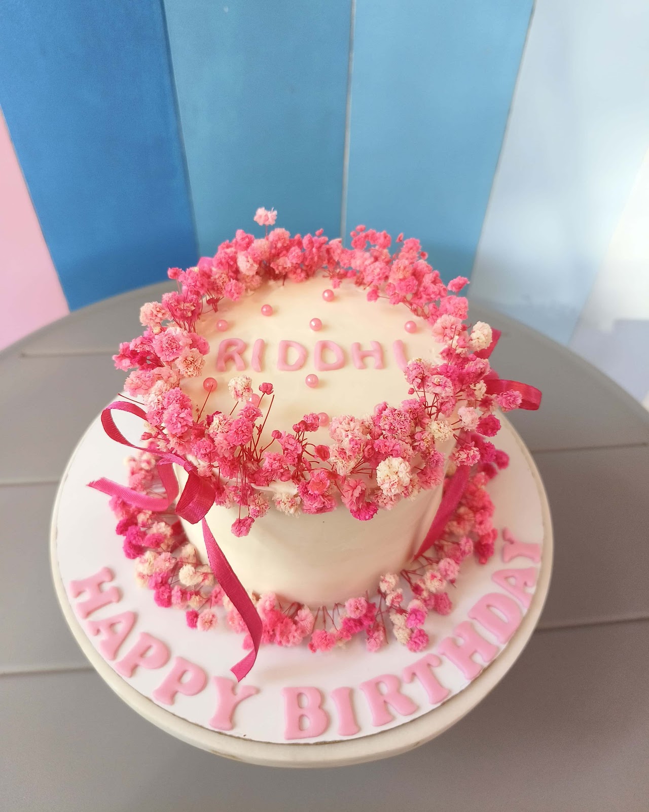 Floral Theme - Custom Birthday Cake — Sieve Patisserie, handcrafted desserts Mumbai and Goa