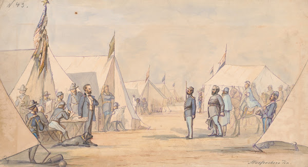 General William S Rosecrans in camp near Murfreesboro Tennessee January 1863 186