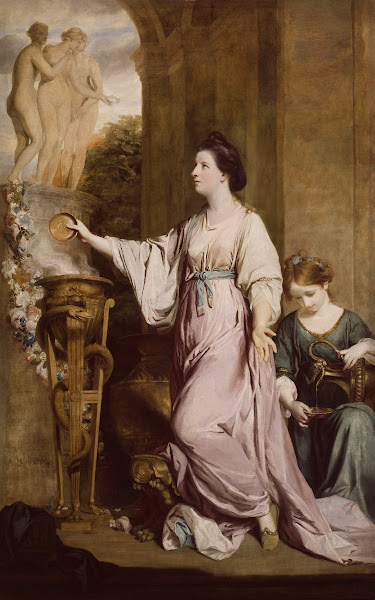Lady Sarah Bunbury Sacrificing to the Graces 1763
