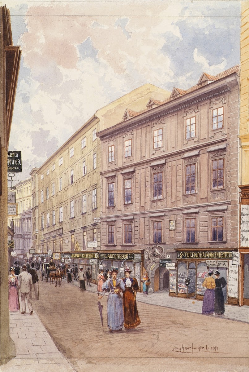 Der Bauernmarkt in Wien 1894