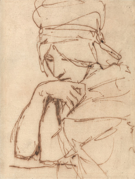 A Pensive Lady