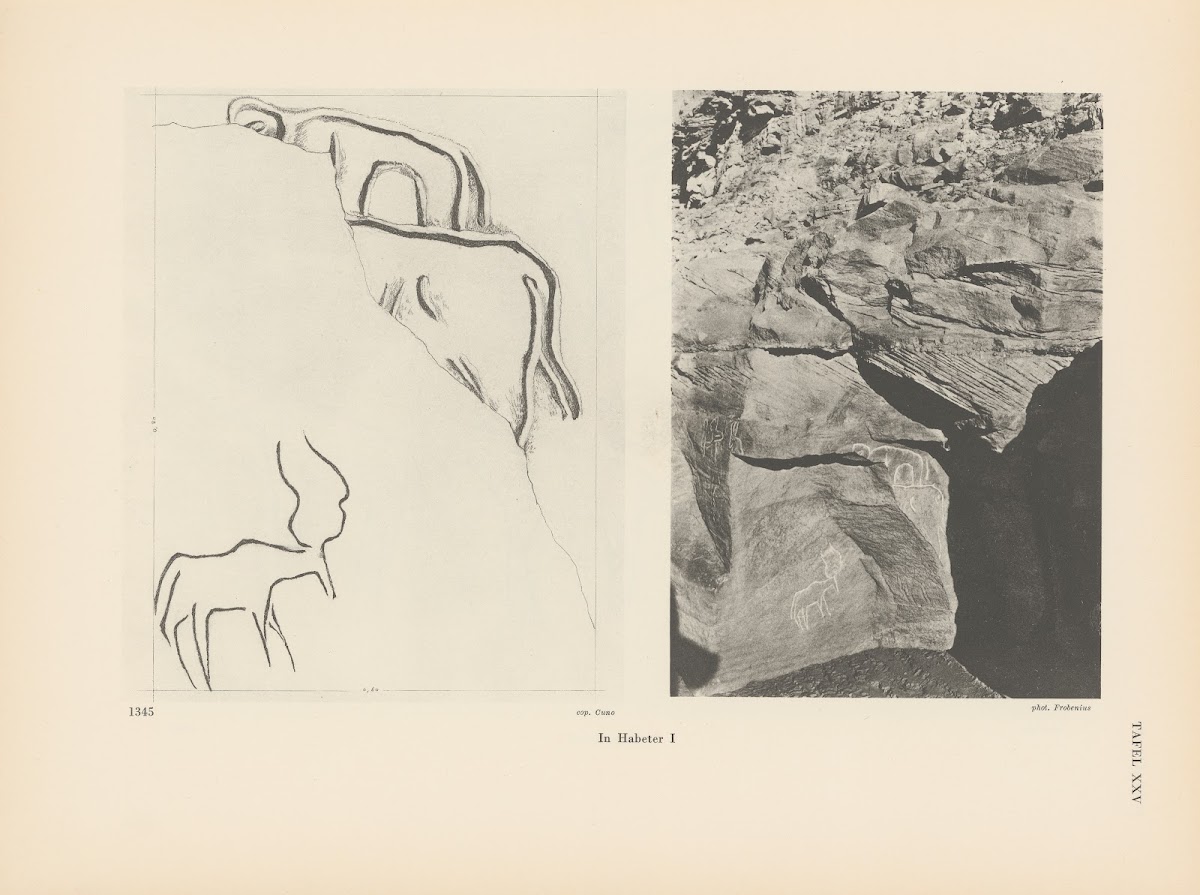 Ekade Ektab die Felsbilder Fezzans Pl27 1937