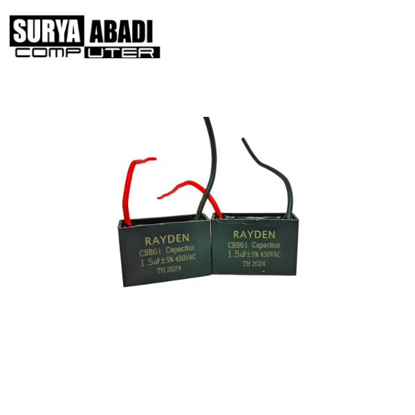 KAPASITOR KIPAS ANGIN KABEL KOTAK 1,5