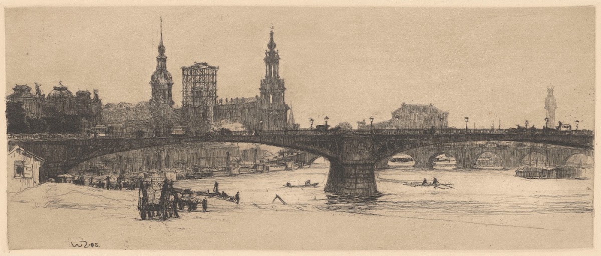 Carolabrücke 1905