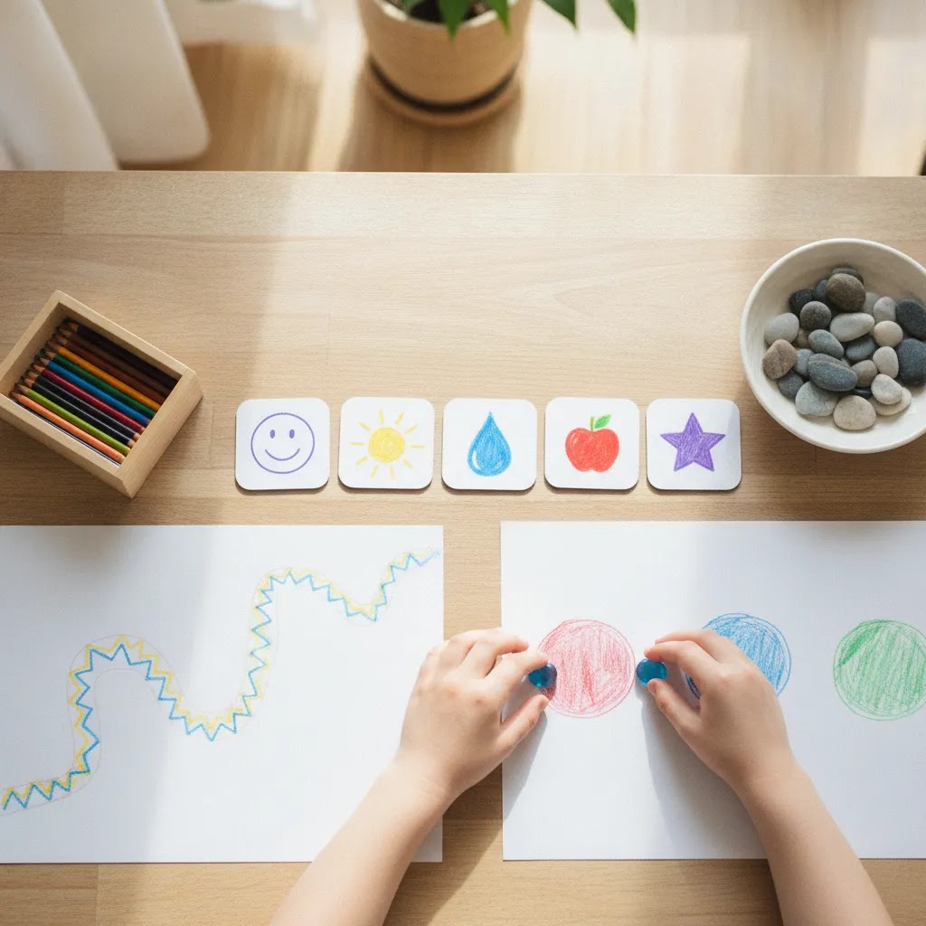 Benefits of art therapy for children with autism through structured visual expression and communication-focused creative activities