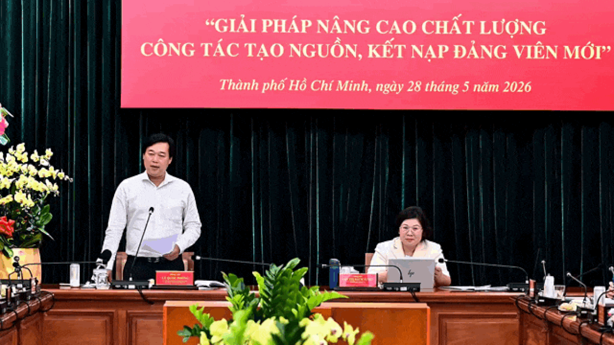TPHCM nâng cao chất lượng công tác tạo nguồn, kết nạp đảng viên mới - Báo Sài Gòn Giải Phóng