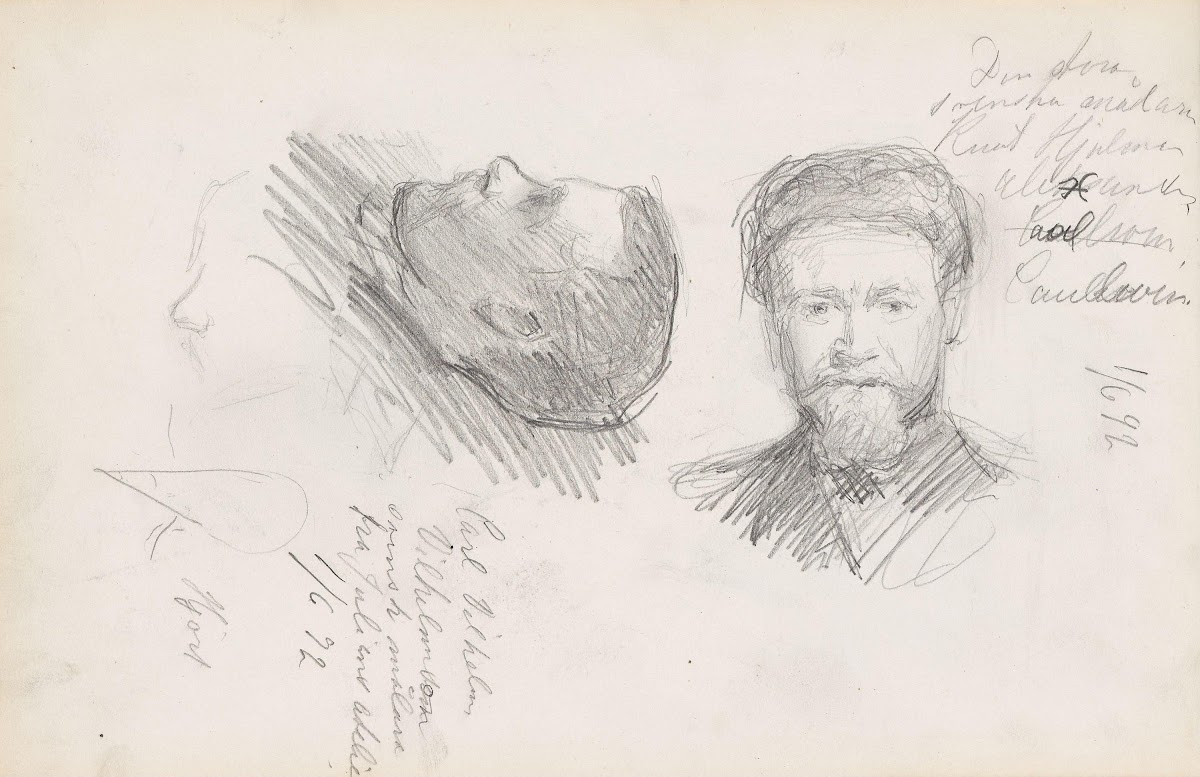 Carl Wilhelm Wilhelmson Knut Hjalmar Alexander Caullvine 1892