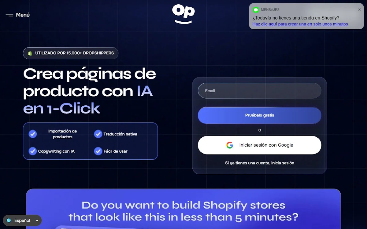 Captura de Kopy