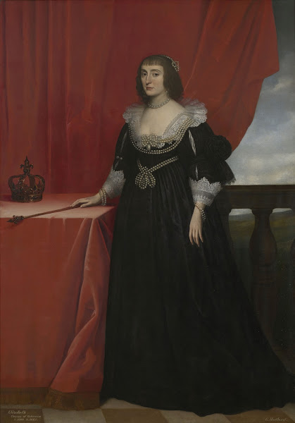 Portrait of Elizabeth Stuart Queen of Bohemia ca 1630