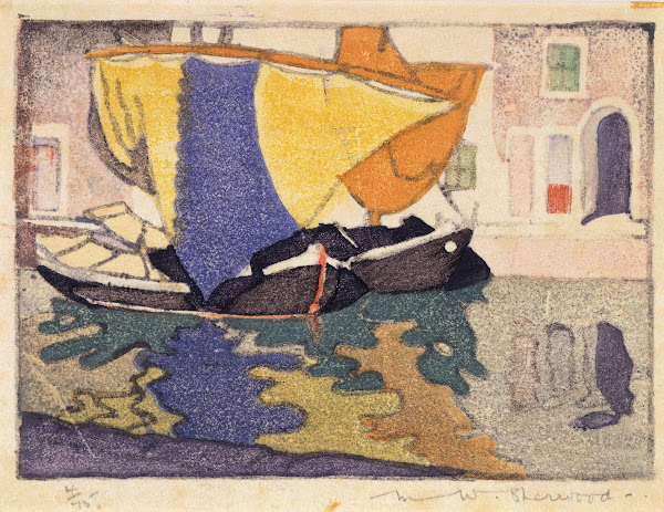 Venetian fishing boats 1926