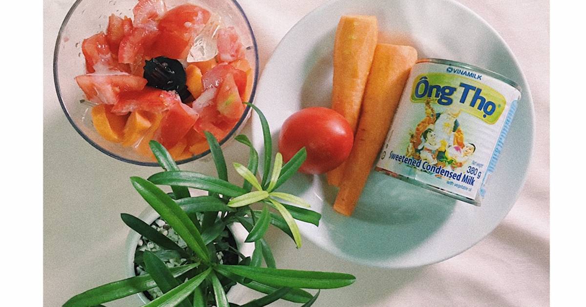 Sinh tố cà rốt*cà chua