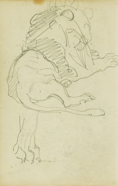 Seated lion 1812   1814