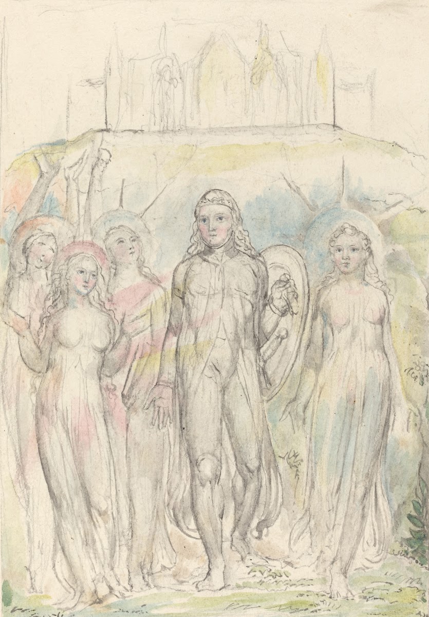 Christian with the Shield of Faith Taking Leave of His Companions 1824 1827