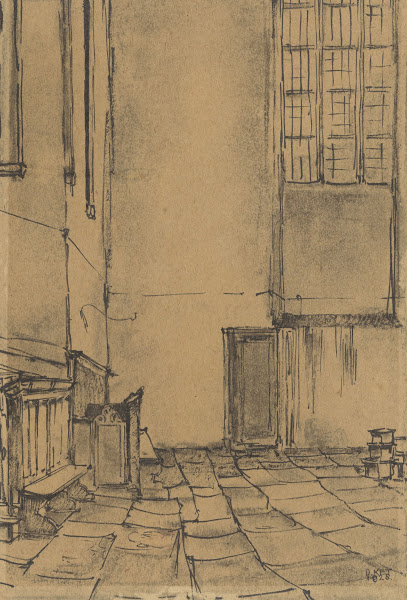 Interieur van de kerk te Hoorn