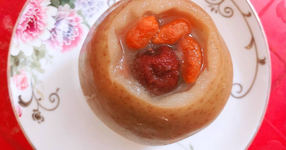 Ăn dặm- lê nam phi chưng táo đỏ kỉ tử