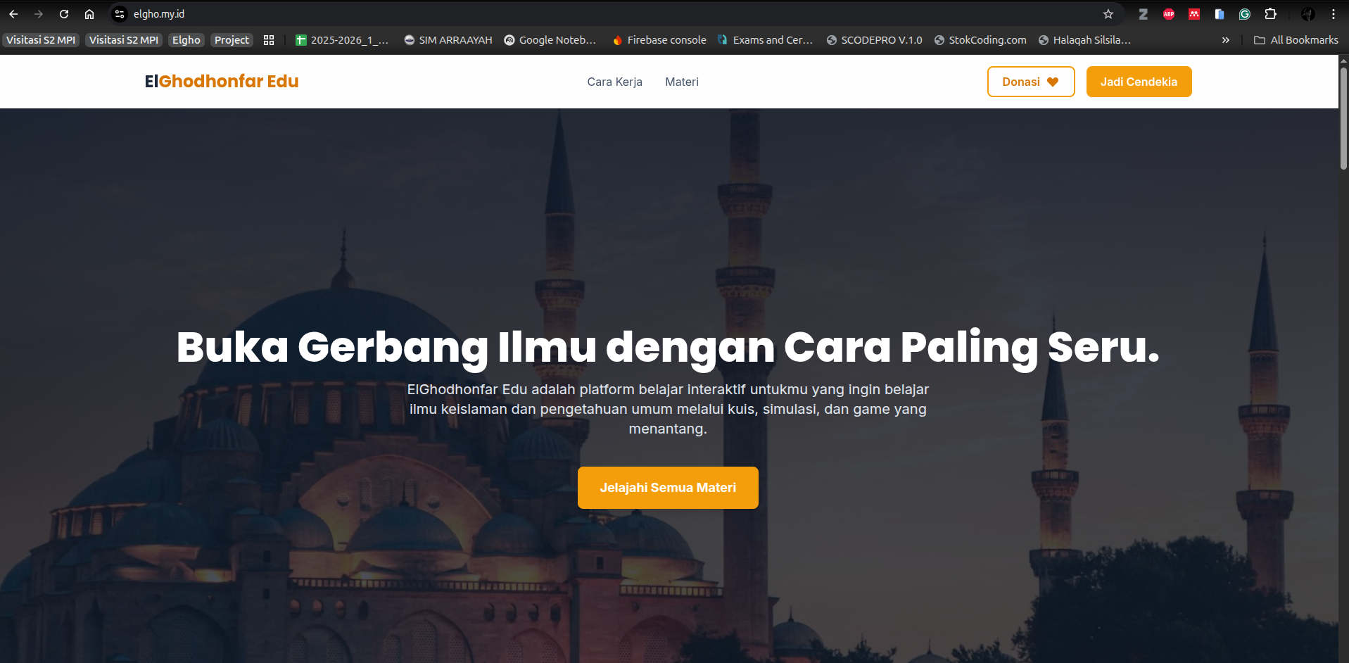 Gambar Proyek ElGhodhonfar Edu