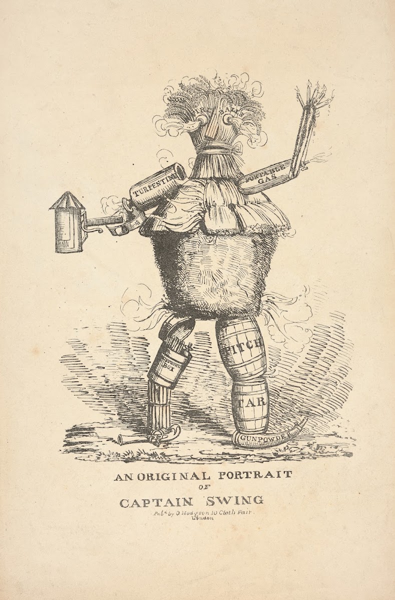 An original portrait of Captain Swing 1830